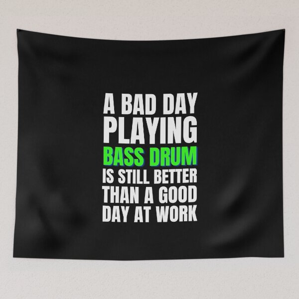 Item preview, A Bad Day Playing Bass Drum designed and sold by Crafty-Mornings.