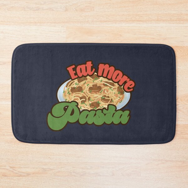 Item preview, Eat More Pasta - Green, Red And Mushroom Pasta Plate designed and sold by Chubuter.