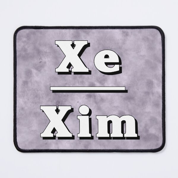 Item preview, Xe-Xim Pronouns: Neutral Gray designed and sold by TigerTorreArt.