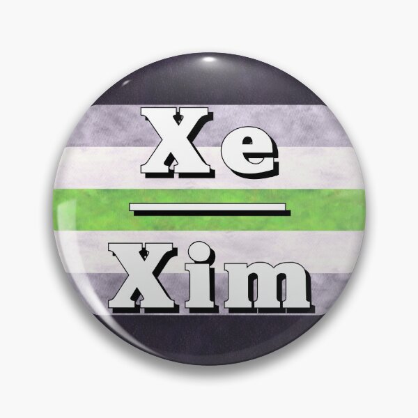 Item preview, Xe-Xim Pronouns: Agender designed and sold by TigerTorreArt.