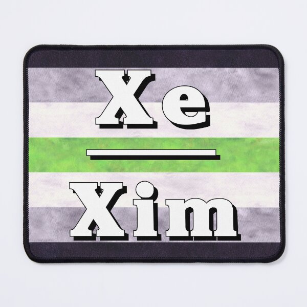 Item preview, Xe-Xim Pronouns: Agender designed and sold by TigerTorreArt.