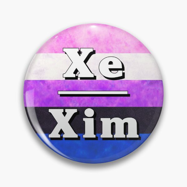 Item preview, Xe-Xim Pronouns: Genderfluid designed and sold by TigerTorreArt.