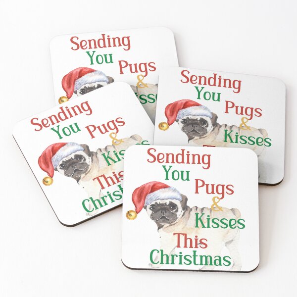 Item preview, Sending You Pugs & Kisses This Christmas designed and sold by Wheeler-Styl3.