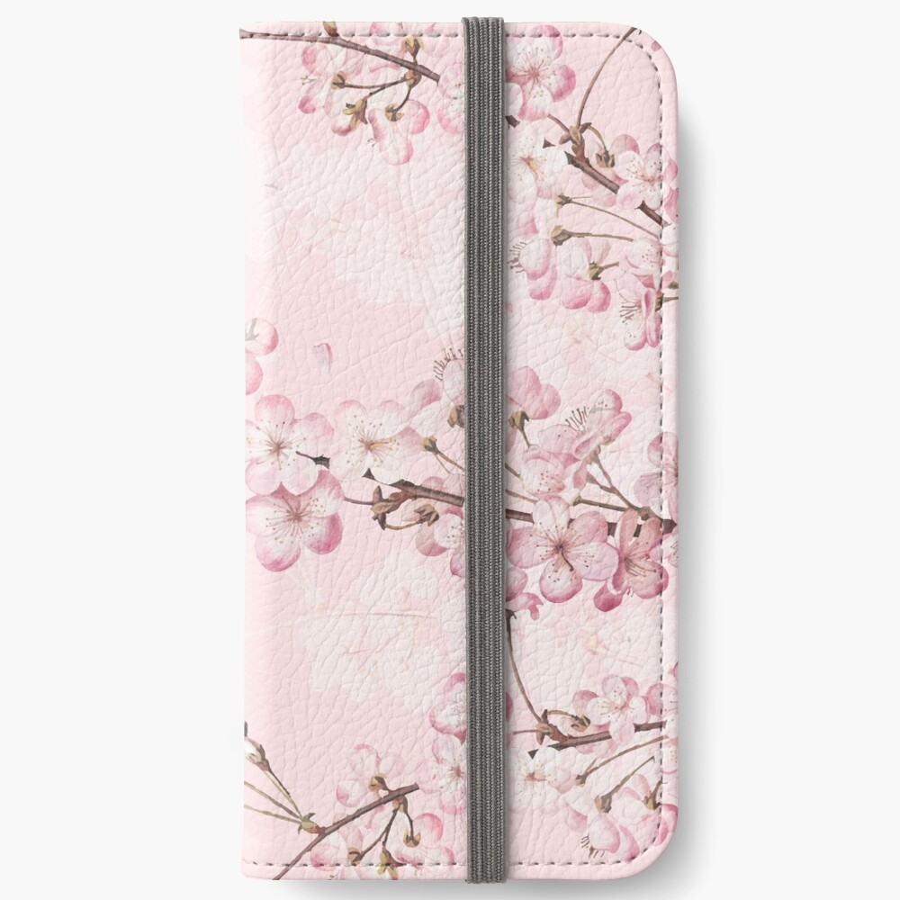 cherry blossom pink tree (Sakura cherry blossom tree) iPhone Wallet for  Sale by SherriMans