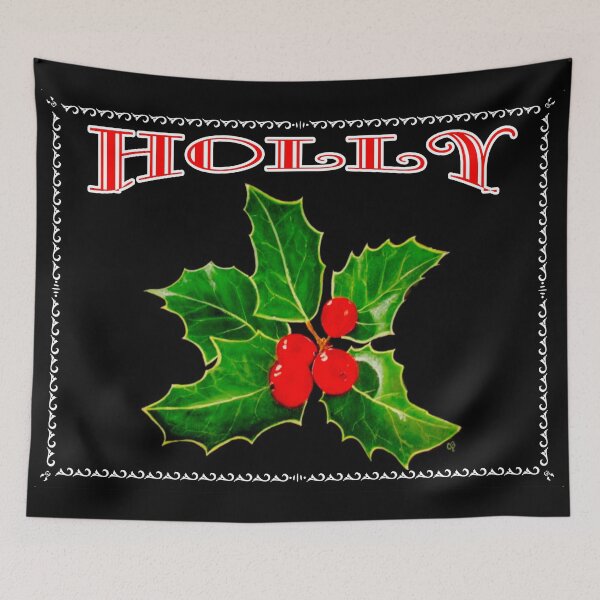 Item preview, Holly Label designed and sold by PaintedbyCarol.