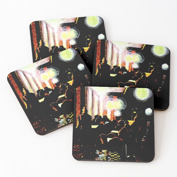 Item preview, JJ Cool Beans Cafe at Night designed and sold by Signe Knutson.