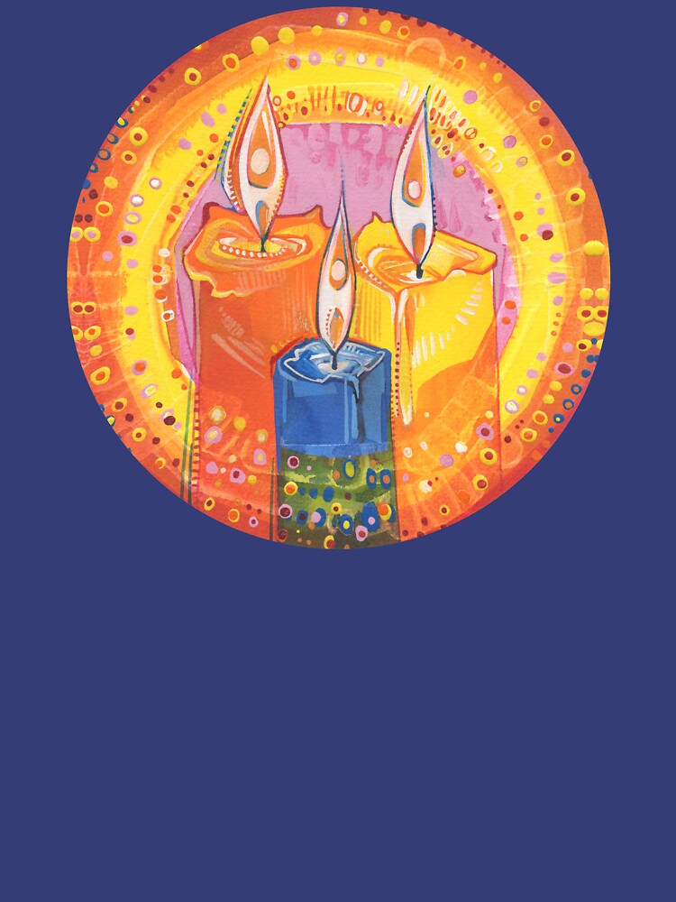 Human Light Candles Painting - 2021 by gwennpaints