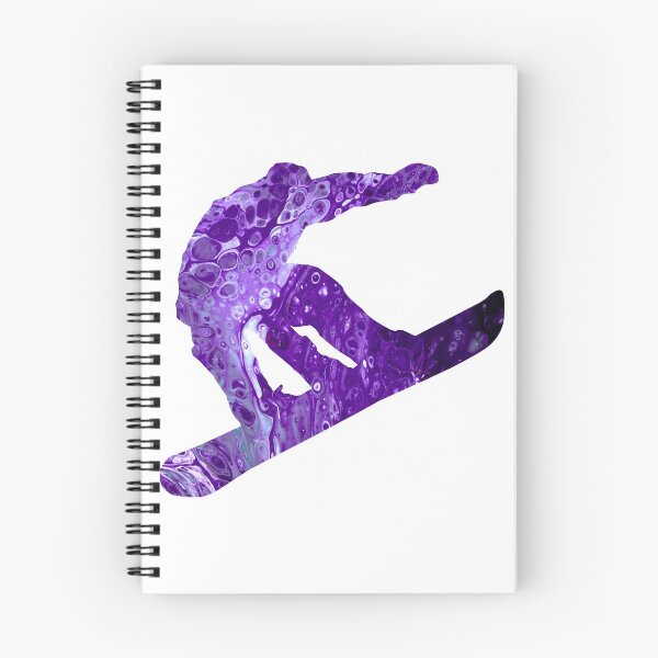 Item preview, Purple Snowboarder designed and sold by PaintedbyCarol.