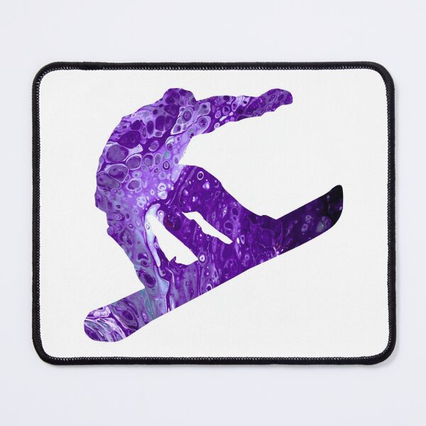 Item preview, Purple Snowboarder designed and sold by PaintedbyCarol.