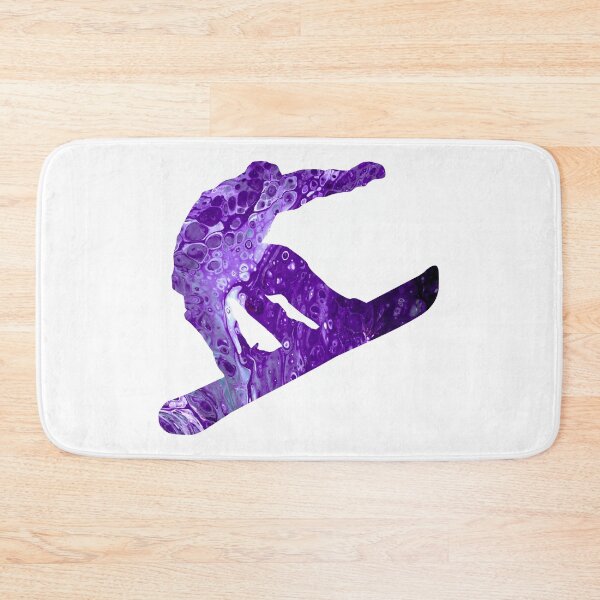 Item preview, Purple Snowboarder designed and sold by PaintedbyCarol.