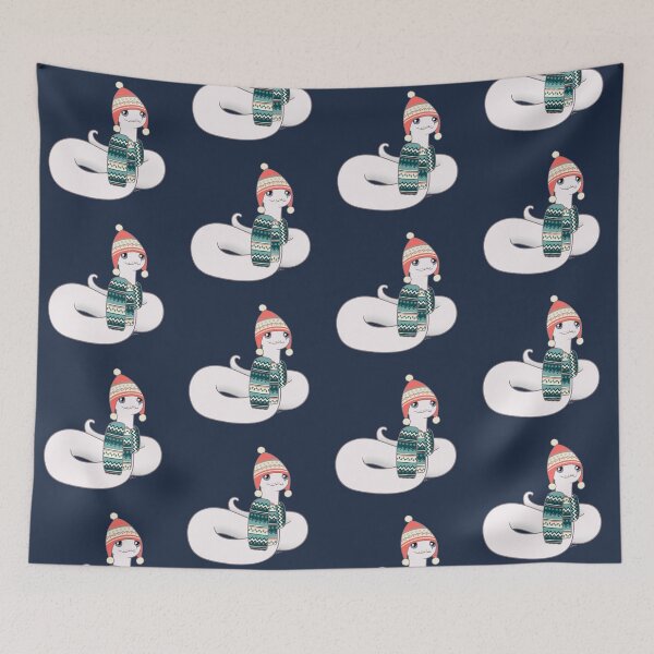 Item preview, Leucistic Ball Python Christmas Edition designed and sold by anacecilia.