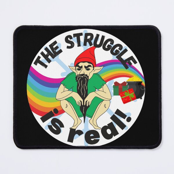 Item preview, is Ihis a funny gnome or elf? The struggle is real  designed and sold by Oh-Marsha.