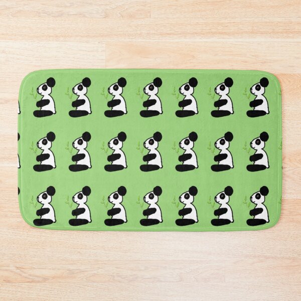 Item preview, Panda With Bamboo snack (outlined) designed and sold by ScarletPanda.