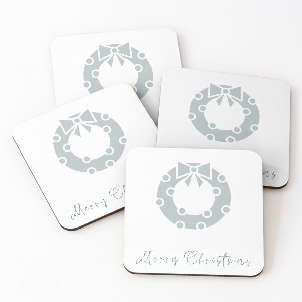 Item preview, Christmas wreath silhouette with Merry Christmas sign designed and sold by Brightful Creations .