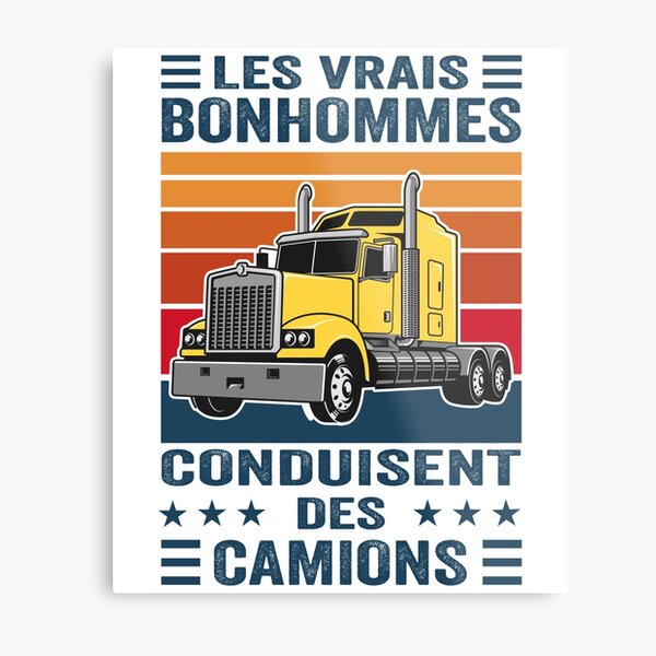 Impressions Metalliques Sur Le Theme Routier Redbubble