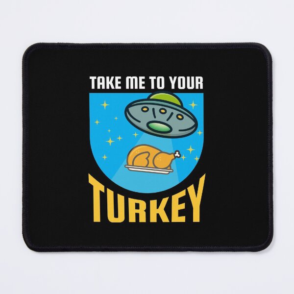 Item preview, Take Me To Your Turkey Alien UFO Abduction designed and sold by Maria Garcia.