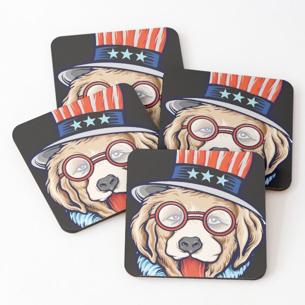 Item preview, american hat cool dog day sunglasses vector illustrations designed and sold by Usatazon on.