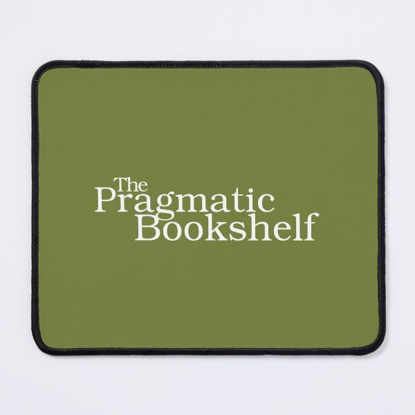 Item preview, Pragmatic Bookshelf Logo - Mouse Pad designed and sold by PragProg.