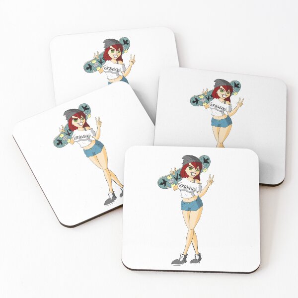 Item preview, Krowlak_skater_girl_01 designed and sold by Crowlak-toons.