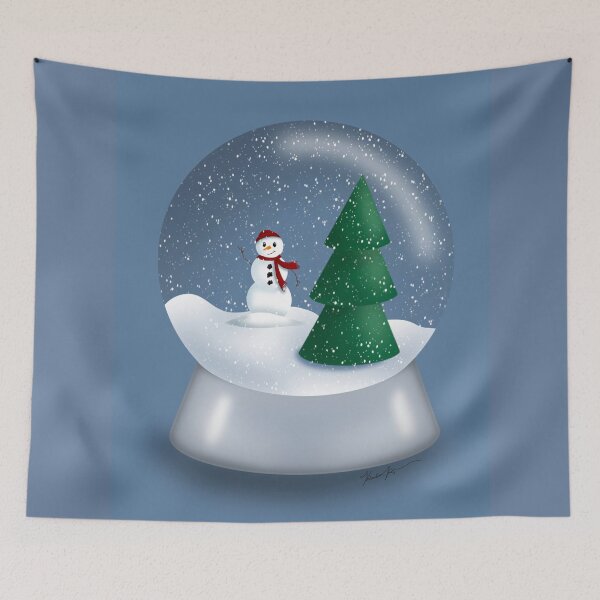 Item preview, Snowman Snow Globe designed and sold by khjelmar.