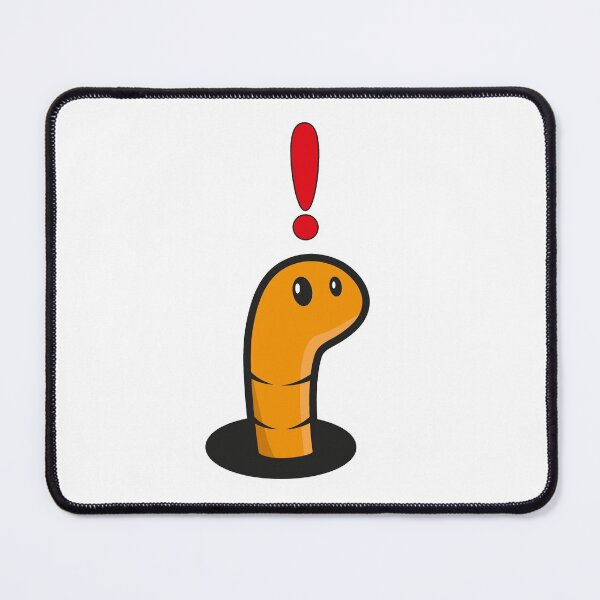 Item preview, Earthworm coming out of hole designed and sold by akiitzu-lm.