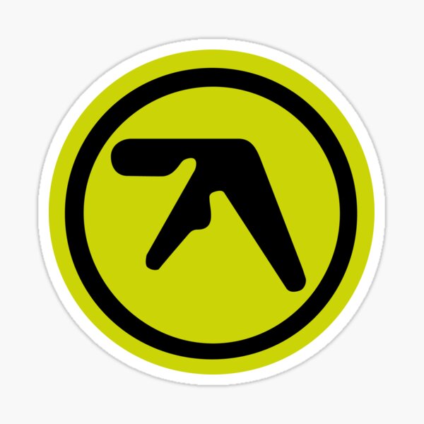 logo aphex twin Sticker