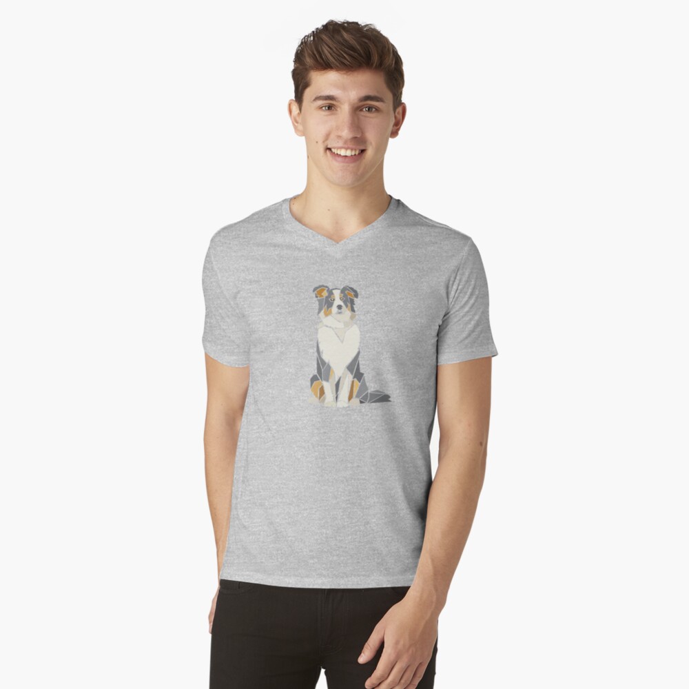 Item preview, V-Neck T-Shirt designed and sold by petloverswag.