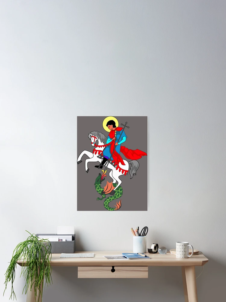 Thumbnail 2 of 3, Poster, Saint George designed and sold by RafaelLima7.