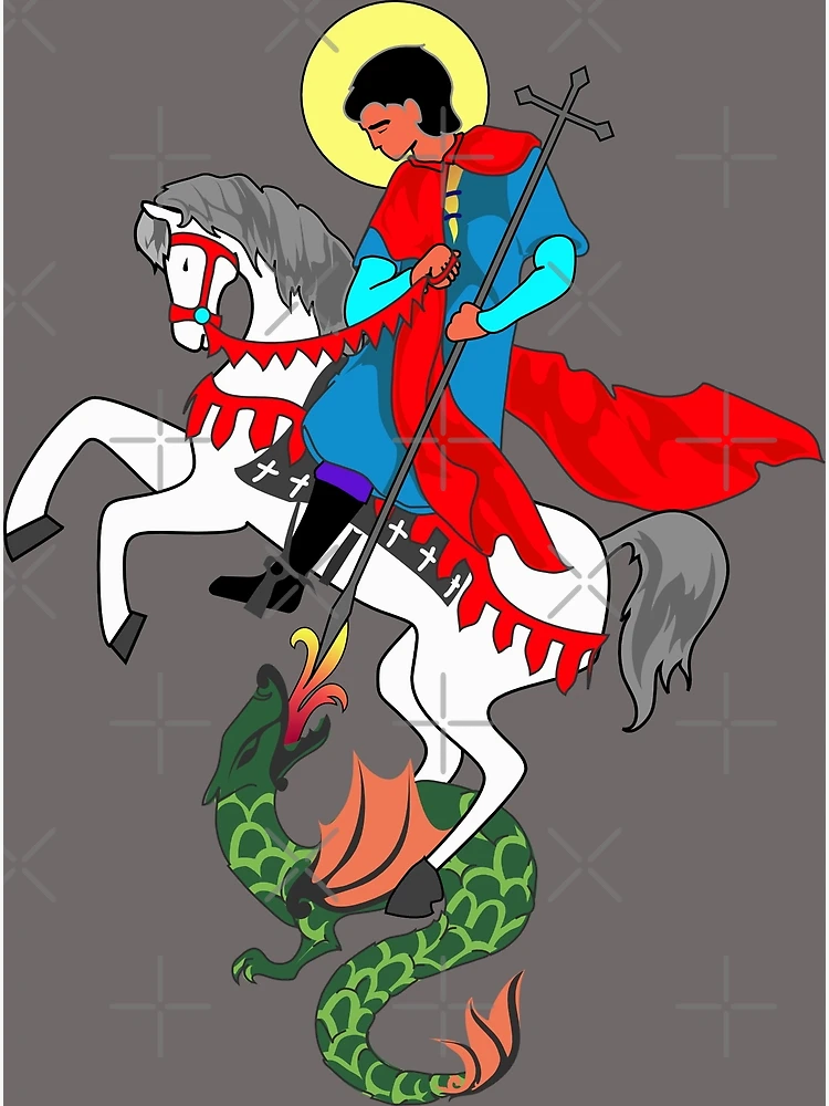 Thumbnail 3 of 3, Poster, Saint George designed and sold by RafaelLima7.