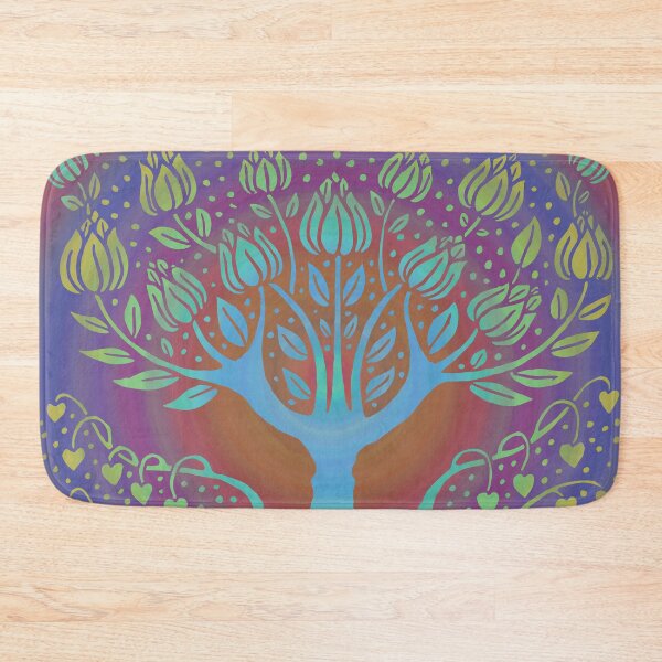 Item preview, Colorful Tree Blooming with Heart Roots designed and sold by newnouveau.