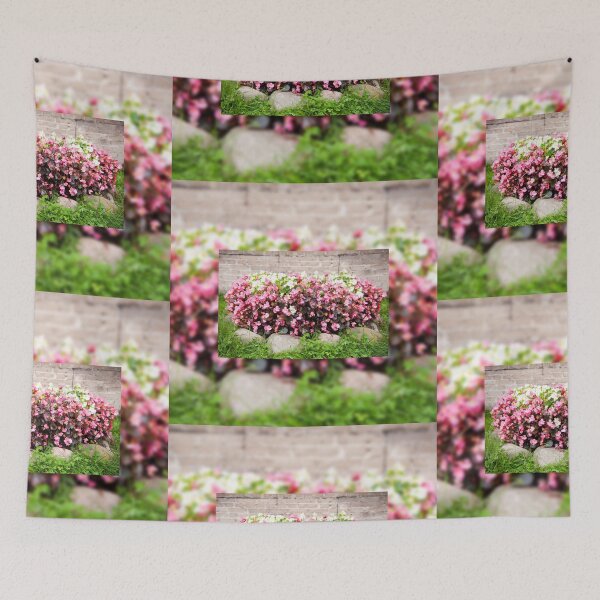 Item preview, pink Begonia semperflorens clumps designed and sold by Arletta Cwalina.