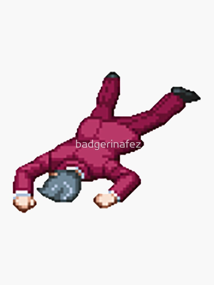 Ace Attorney Investigations Edgeworth Sprite Sticker for Sale by vivianby