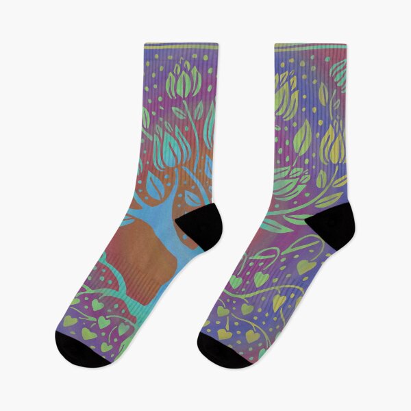 Item preview, Colorful Tree Blooming with Heart Roots designed and sold by newnouveau.