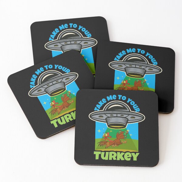 Item preview, Take Me To Your Turkey Funny Alien Abduction designed and sold by Maria Garcia.
