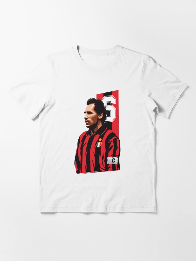 T-shirt Baresi Milan ufficiale   2021 2022  100% cotone Maglia Franco 6 leggenda 