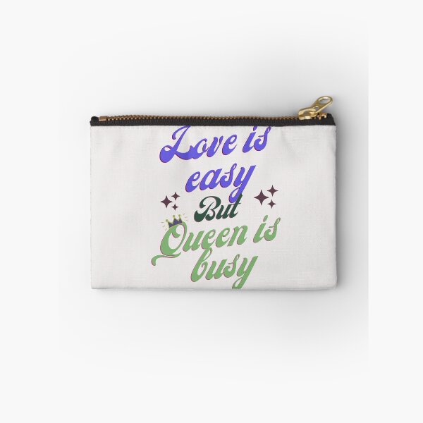 Item preview, Love is easy but Queen is busy designed and sold by aboniteblanc.