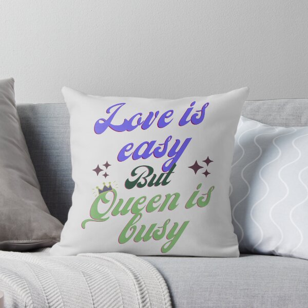 Item preview, Love is easy but Queen is busy designed and sold by aboniteblanc.