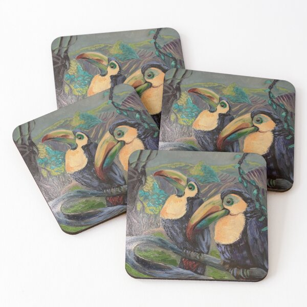 Item preview, Toucan friends designed and sold by Janice Schiff.