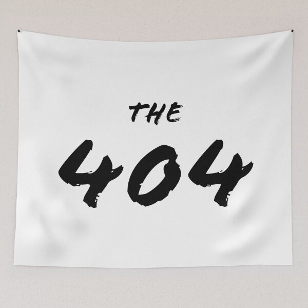 Item preview, Atlanta, Georgia Area Code the 404 in Black Print designed and sold by Lisa Thomas.