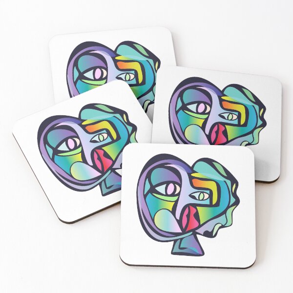 Item preview, Funky Cubism Face designed and sold by liewy.