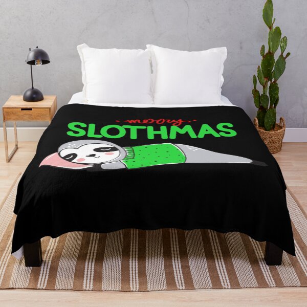 Item preview, Green Merry Slothmas designed and sold by Trinket-Trickster.