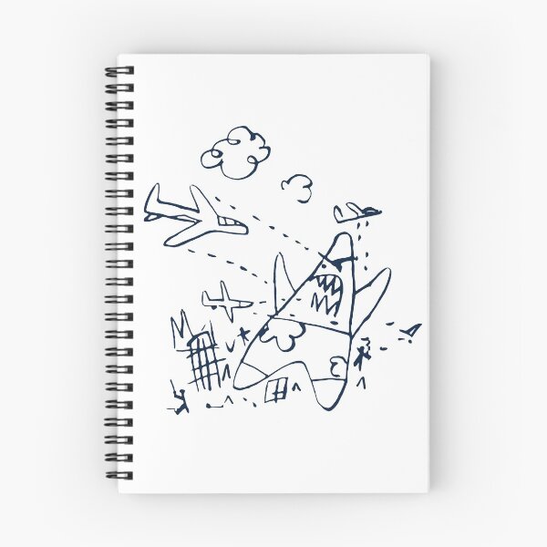 Item preview, Patrick’s sketch of himself fighting airplanes designed and sold by shellysshop.