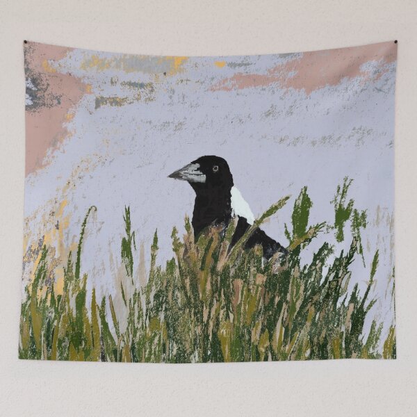 Item preview, urraca en el campo designed and sold by bluegumleaf.