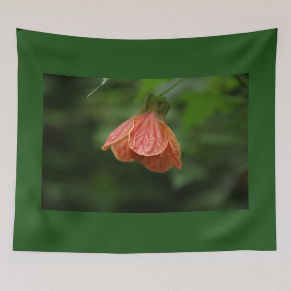 Item preview, Red Orange Bell Flower designed and sold by Honey Myrtle Studio.