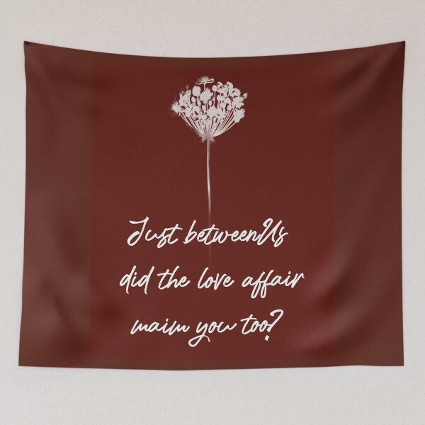 Item preview, Did the love affair maim you too sad love story designed and sold by kuallidesigns.
