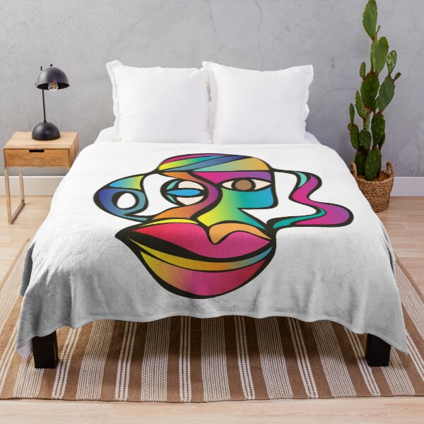 Item preview, Funky Cubism Face designed and sold by liewy.