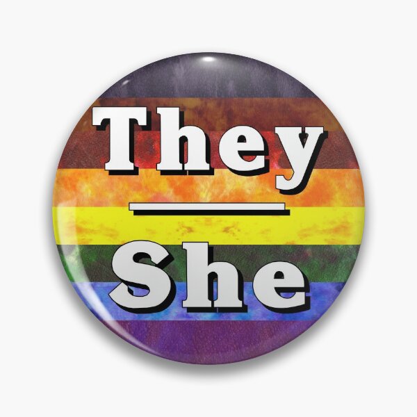 Item preview, They-She Pronouns: Inclusive designed and sold by TigerTorreArt.