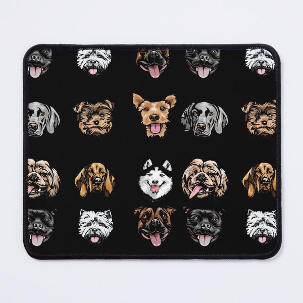Item preview, Artistic dog face designs sticker pack designed and sold by SamRVstore.