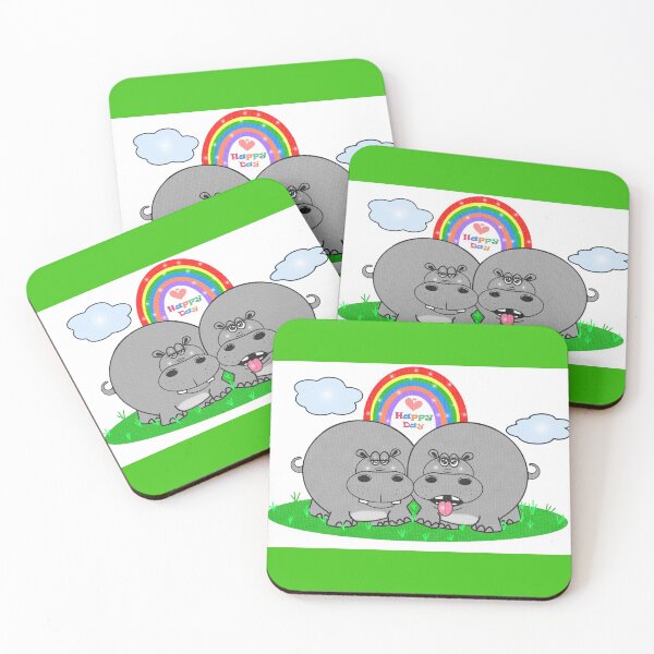 Item preview, Happy hippo day  designed and sold by Shirley cute art .