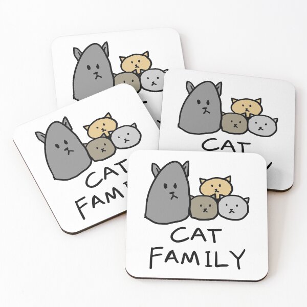 Item preview, cat family designed and sold by dionputran.